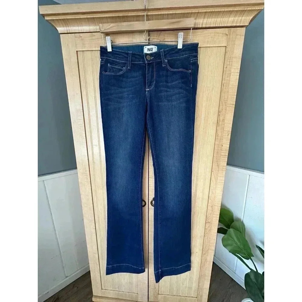 Paige Jeans Penny XL Modern Boot Cut Y2K Low Rise Boot Cut Flare Jean 27 - Picture 1 of 9